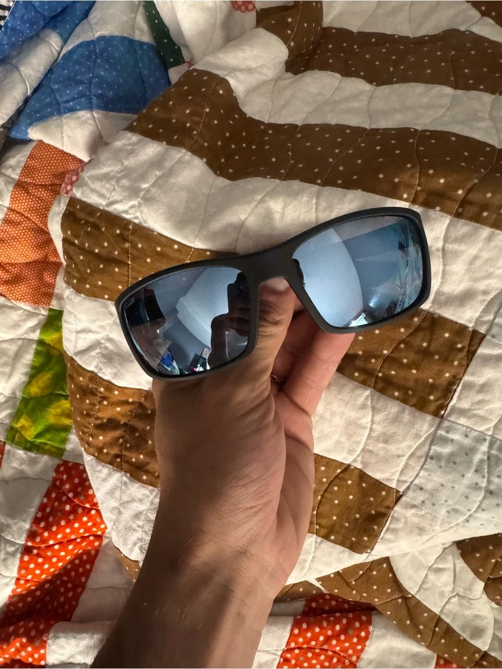 NEW! REVO RE 1137N REBEL Polarized 01BL Matte Black/ Crystal Blue Water Lenses